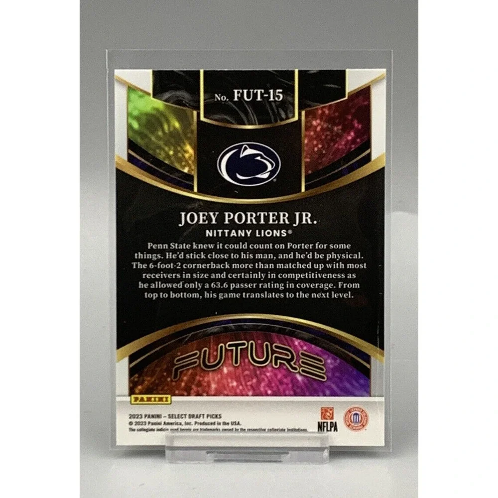 2023 Panini Select Draft Picks Joey‎ Porter Jr. Future RC #FUT-15